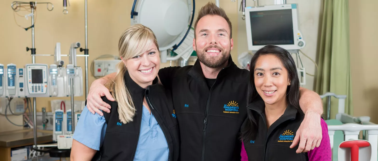 PICU Nurses Smiling